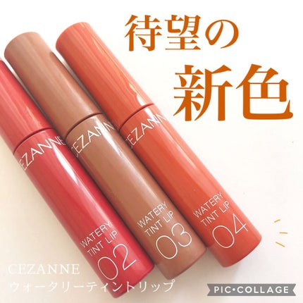 ウォータリーティントリップ/CEZANNE/リップティントを使ったクチコミ(1枚目)