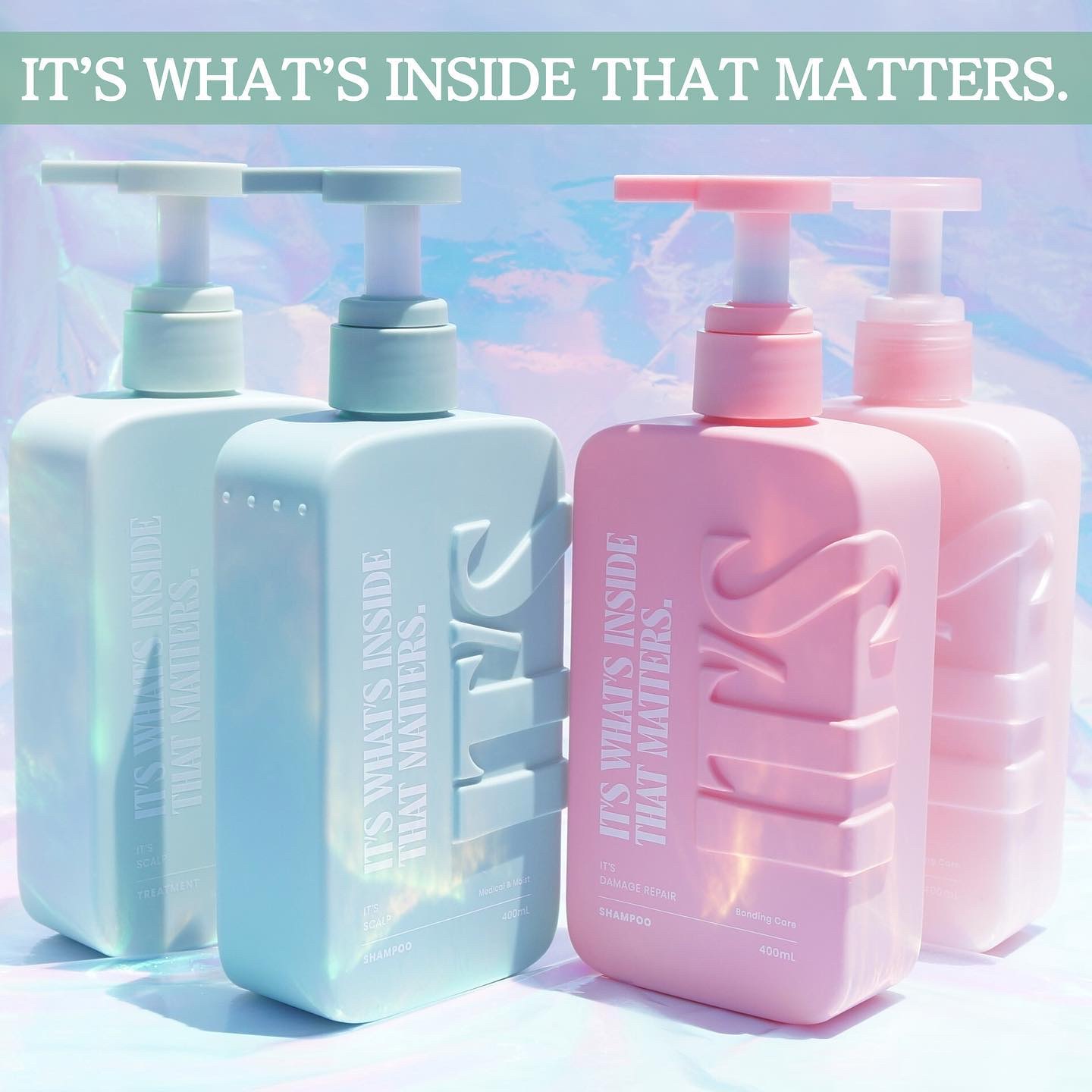 薬用スカルプ メディカルモイスト シャンプー/トリートメント/IT’S WHAT’S INSIDE THAT MATTERS./市販シャンプーを使ったクチコミ（1枚目）