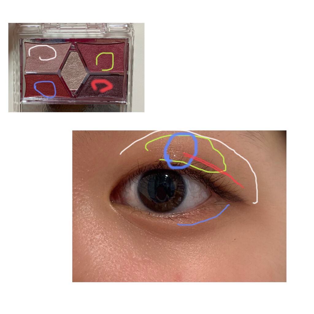 【旧品】パーフェクトスタイリストアイズ/キャンメイク/アイシャドウパレットを使ったクチコミ(2枚目)