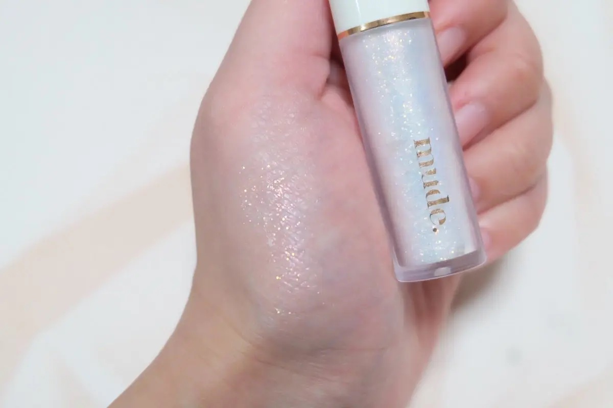 MD ドリーミーグリッター 03 PINK GLORY/mude./グリッターを使ったクチコミ（2枚目）