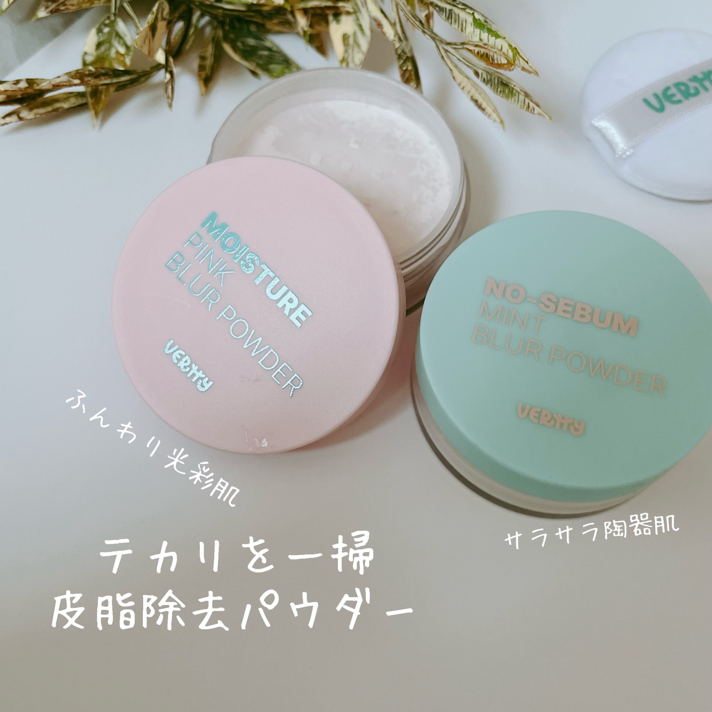 ノーセバムミントブラーパウダー /Vertty/ルースパウダーを使ったクチコミ（1枚目）