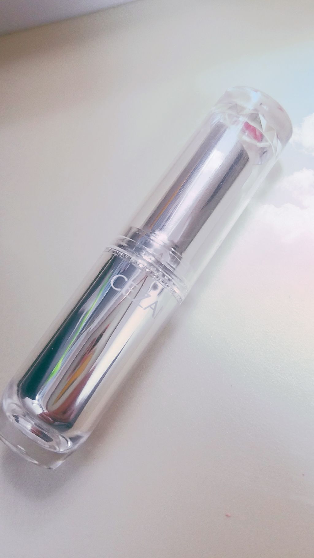 ラスティンググロスリップ/CEZANNE/口紅を使ったクチコミ(2枚目)