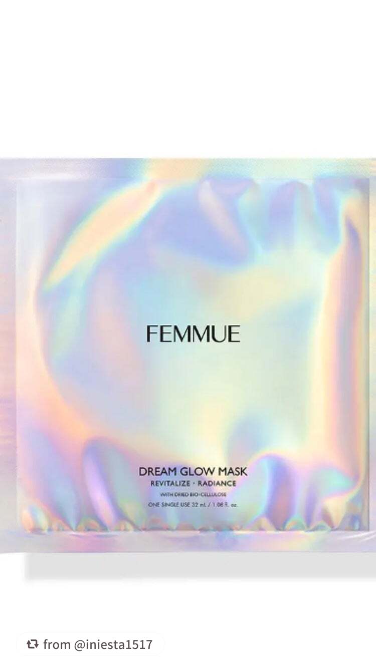 ドリームグロウマスク RR(透明感・キメ)/FEMMUE/シートマスク・パックを使ったクチコミ(1枚目)