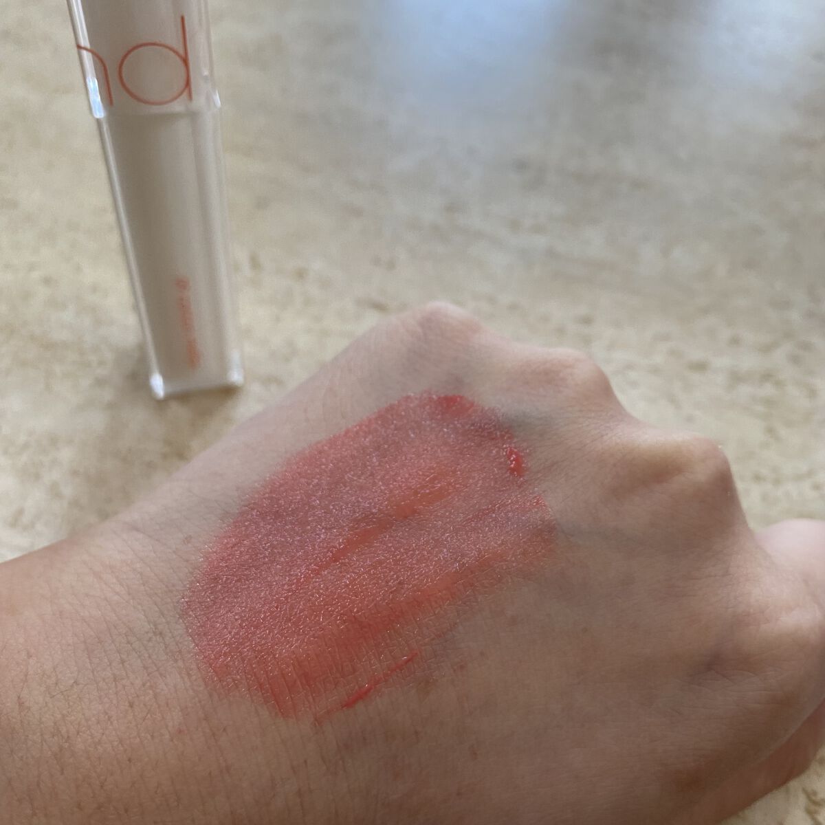 デュイフルウォーターティント/rom&nd/リップティントを使ったクチコミ（3枚目）