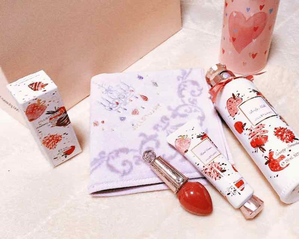 ストロベリーホイップ ルージュ/JILL STUART/口紅を使ったクチコミ（1枚目）