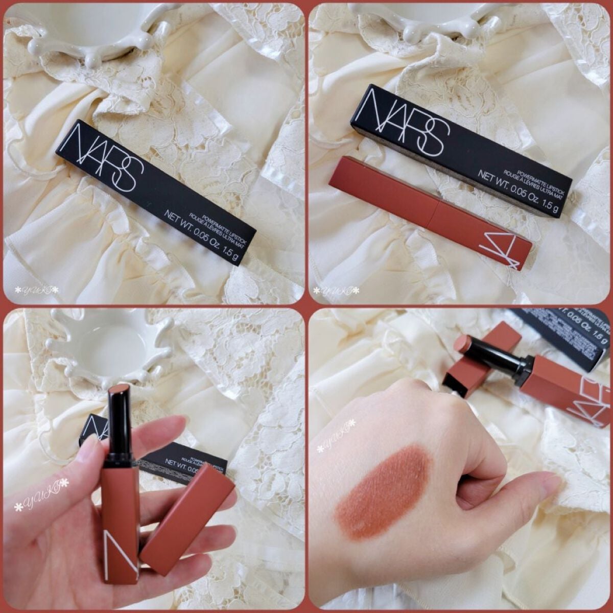 パワーマット リップスティック/NARS/口紅を使ったクチコミ(4枚目)