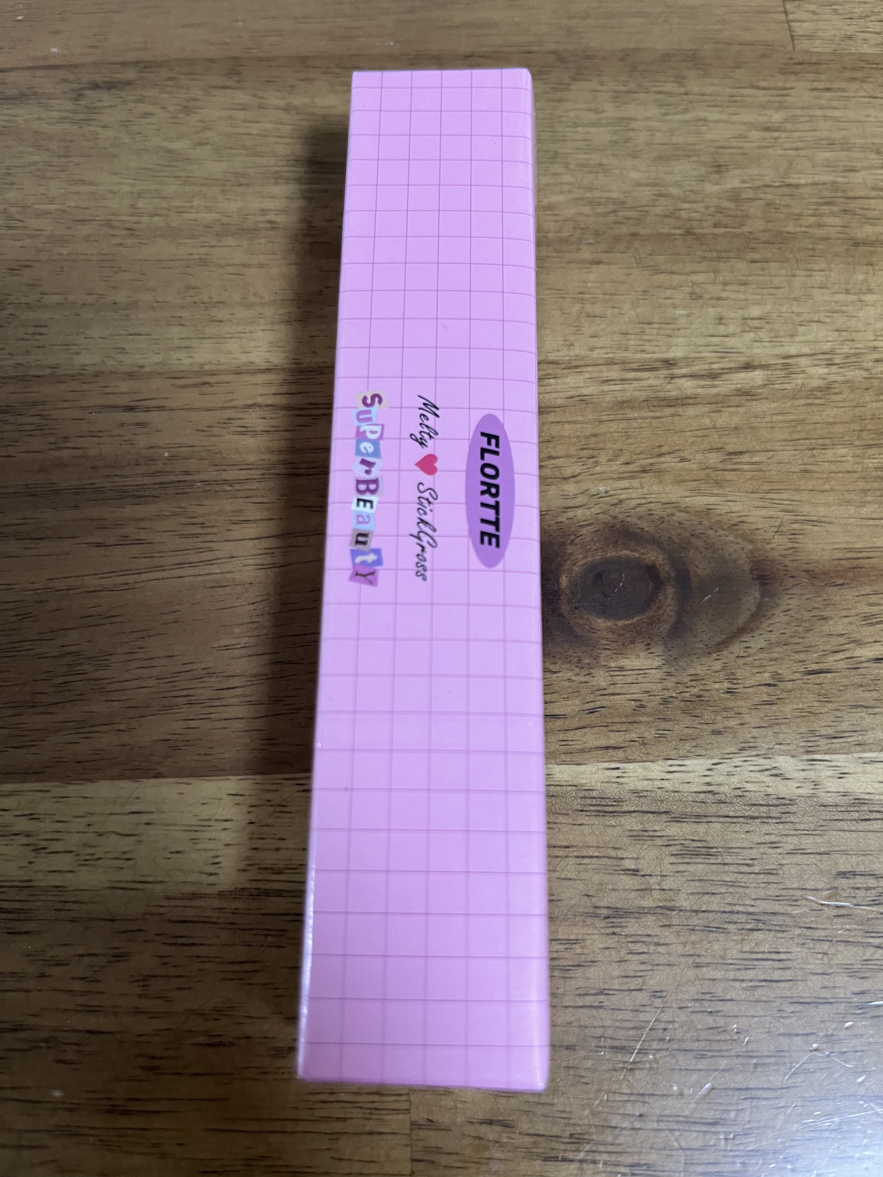 フロレット メルティーハート スティックグロス 01 チェリーブロッサム/FLORTTE/口紅を使ったクチコミ（3枚目）