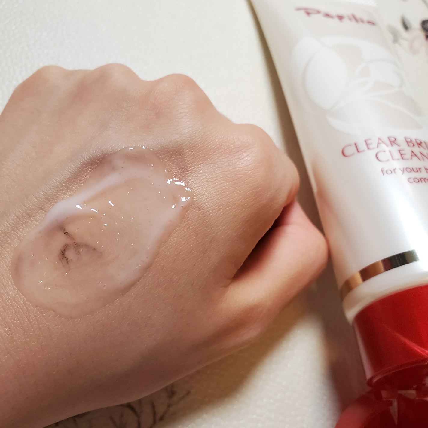 クリアブライトクレンジング/Papilio/ミルククレンジングを使ったクチコミ(4枚目)