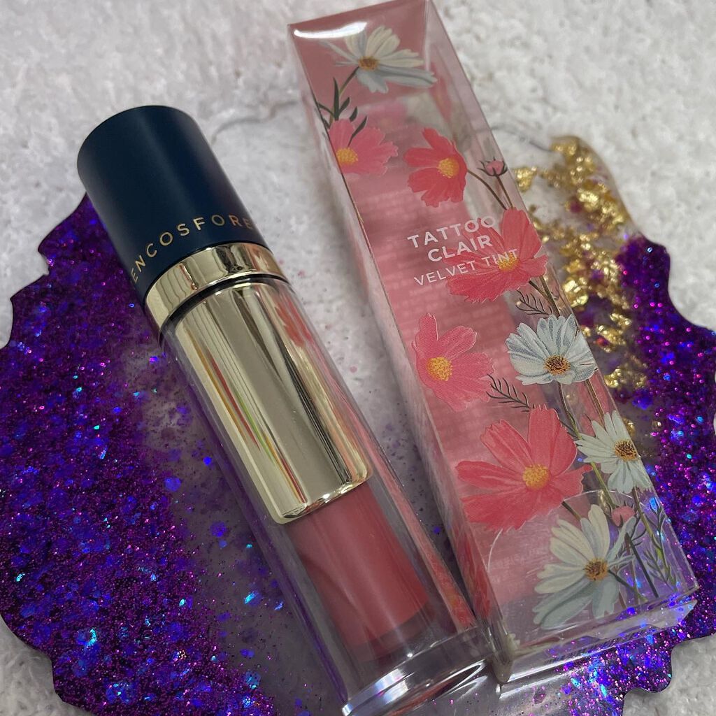 タトゥーベルベットティント #19 モス/フォレンコス/リップティントを使ったクチコミ（2枚目）