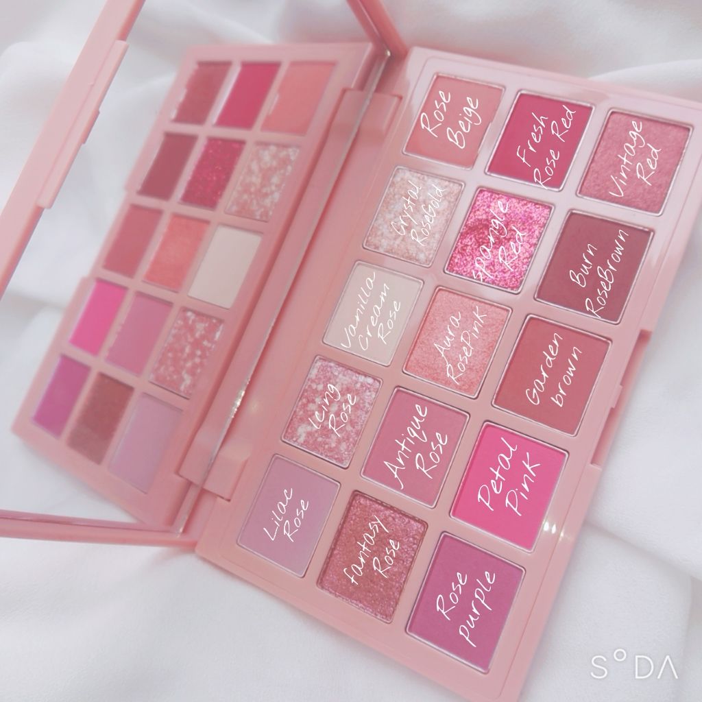 プレイカラーアイパレット ローズボム/ETUDE/アイシャドウパレットを使ったクチコミ（2枚目）