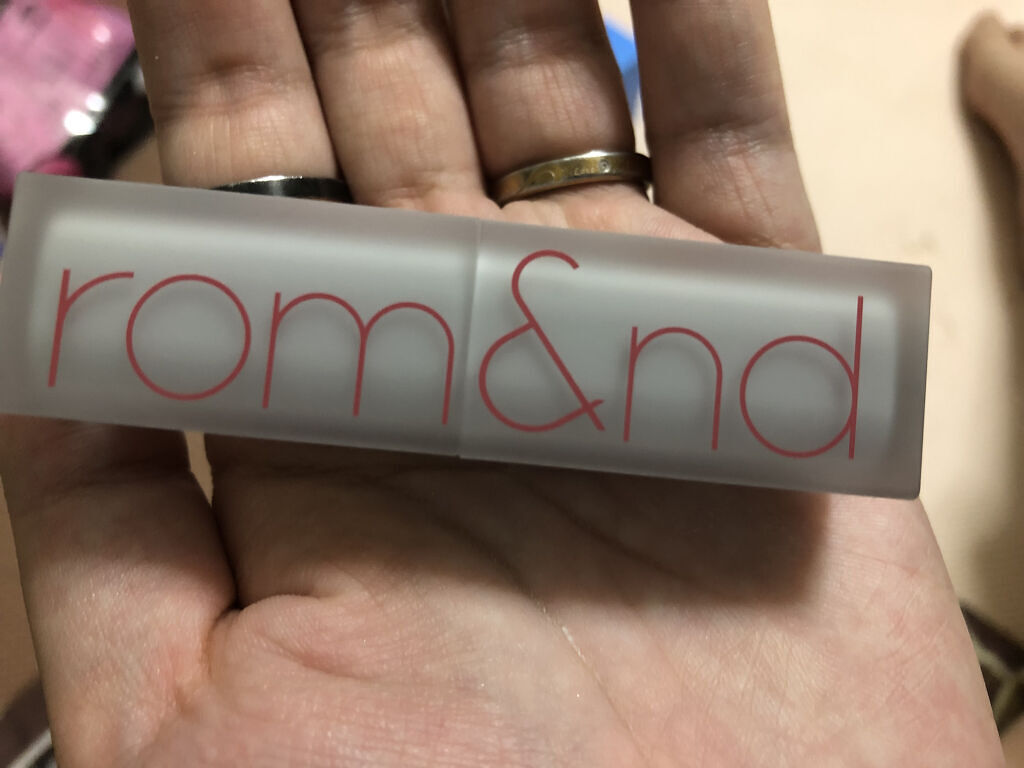 ゼロマットリップスティック 02 オールザットジャズ/rom&nd/口紅を使ったクチコミ（1枚目）