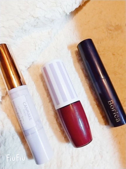 スフレリップ 2.ビターレッド/CandyDoll/口紅を使ったクチコミ(2枚目)