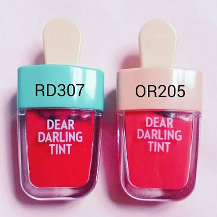 ディアダーリン ウォータージェルティント (アイスティント)/ETUDE/口紅を使ったクチコミ(1枚目)