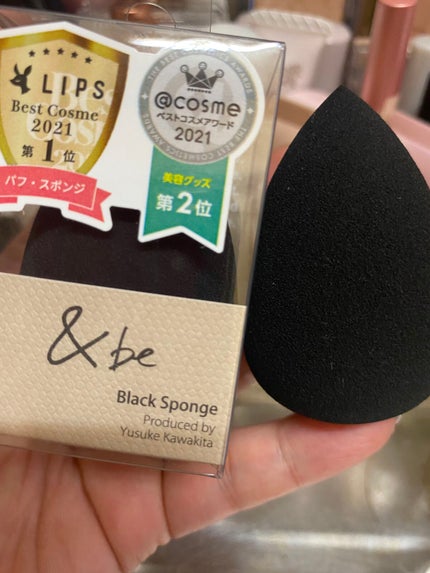 &be ブラックスポンジ/&be/パフ・スポンジを使ったクチコミ(3枚目)
