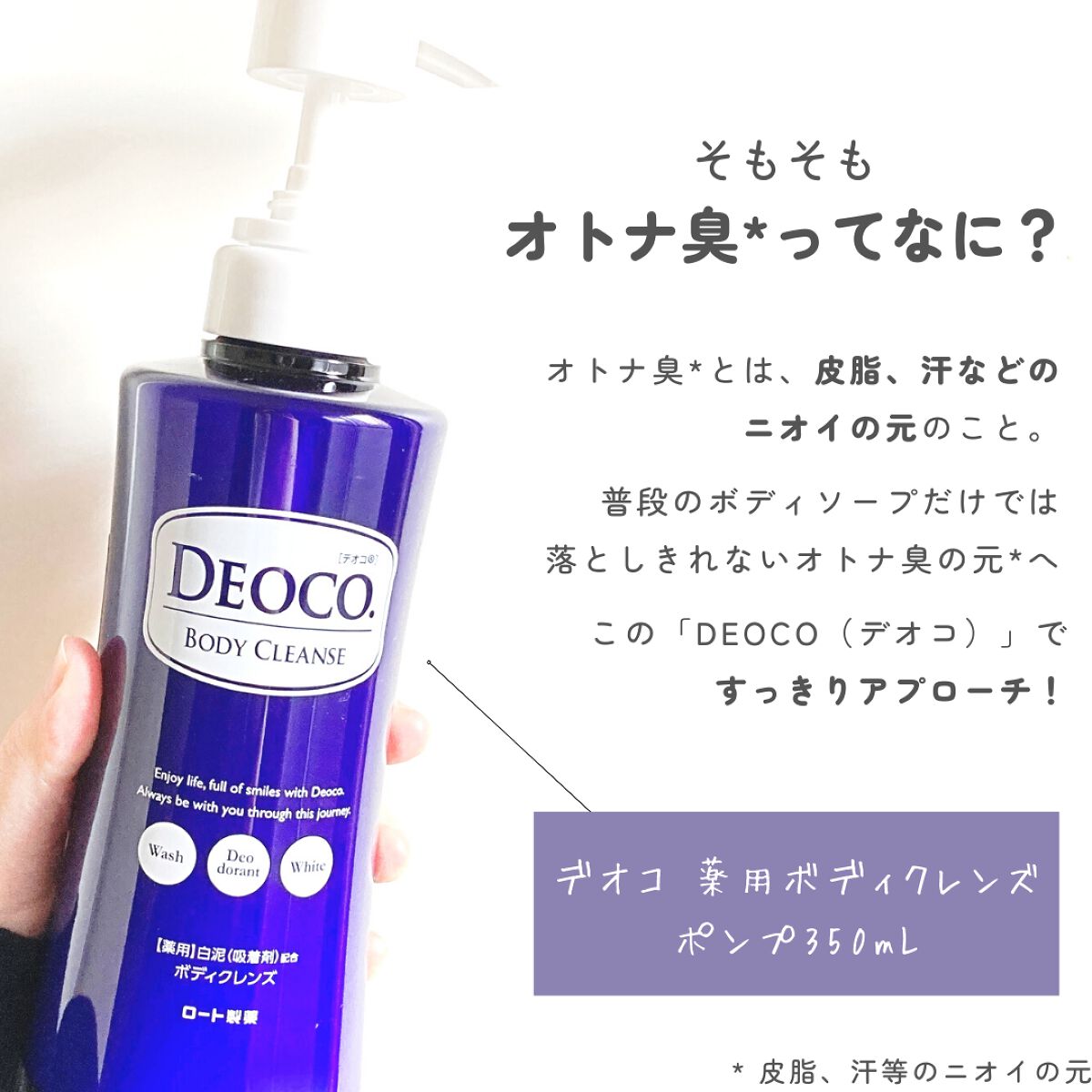 デオコ 薬用ボディクレンズ/DEOCO(デオコ)/ボディソープを使ったクチコミ(2枚目)