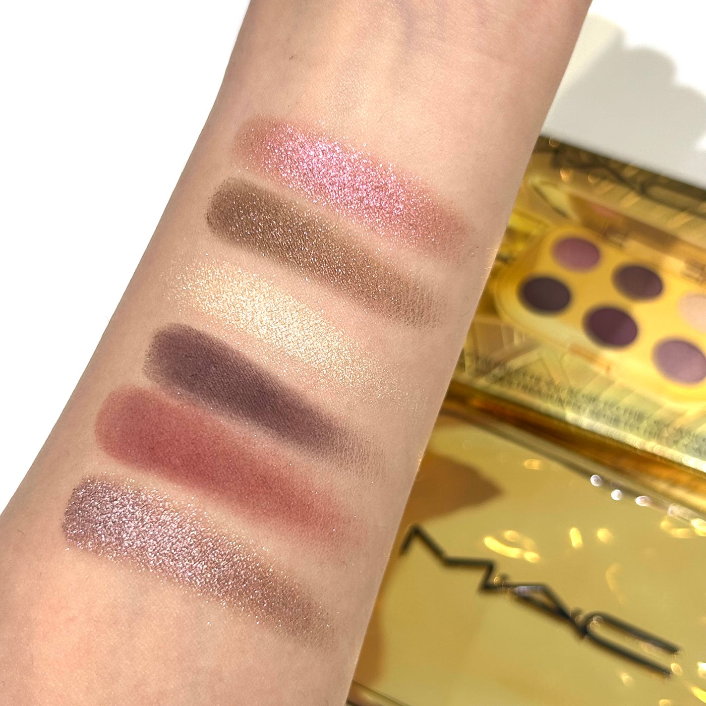 トレジャー アイシャドウ パレット ×6/M・A・C/アイシャドウパレットを使ったクチコミ(2枚目)