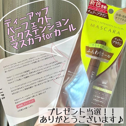 パーフェクトエクステンション マスカラ for カール/D-UP/マスカラを使ったクチコミ(1枚目)