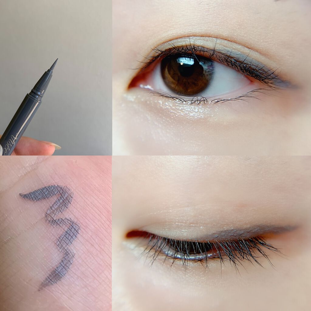 カラーインパクト リキッドライナー GY002(限定)/Visée/リキッドアイライナーを使ったクチコミ（2枚目）