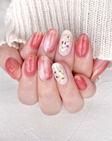 アンドバイロムアンド グラッシードロップネイル/&nd by rom&nd/マニキュアを使ったクチコミ(3枚目)