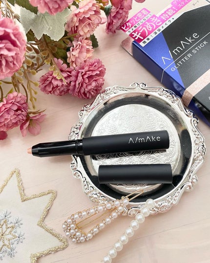 エーメイク グリッタースティック/A/mAke/グリッターを使ったクチコミ(1枚目)