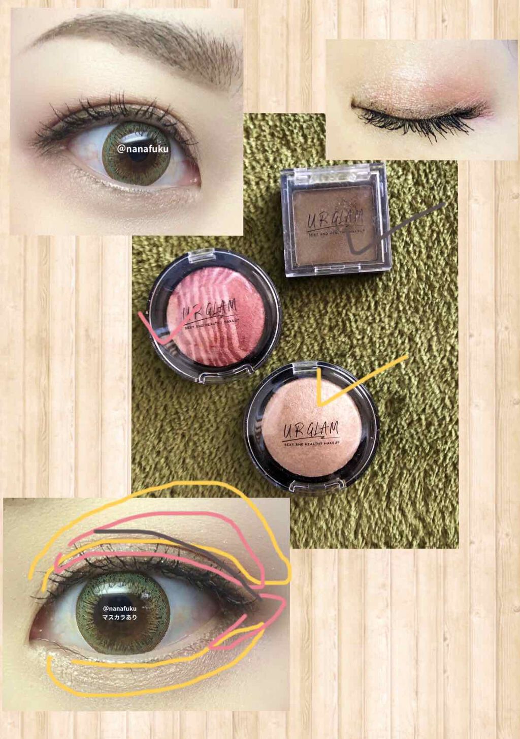 UR GLAM POWDER EYESHADOW/U R GLAM/単色アイシャドウを使ったクチコミ(1枚目)