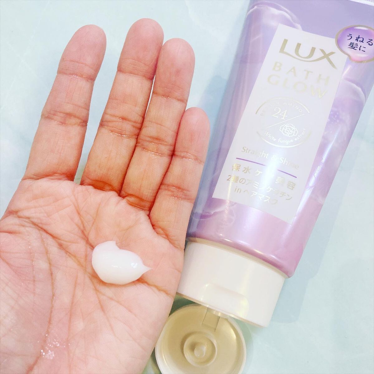 バスグロウ ストレート&シャイン シャンプー/トリートメント/LUX/市販シャンプーを使ったクチコミ(6枚目)