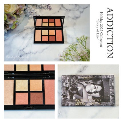 アイ & チーク コンパクトアディクション “ストーリー オブ ライフ”/ADDICTION/アイシャドウパレットを使ったクチコミ(1枚目)