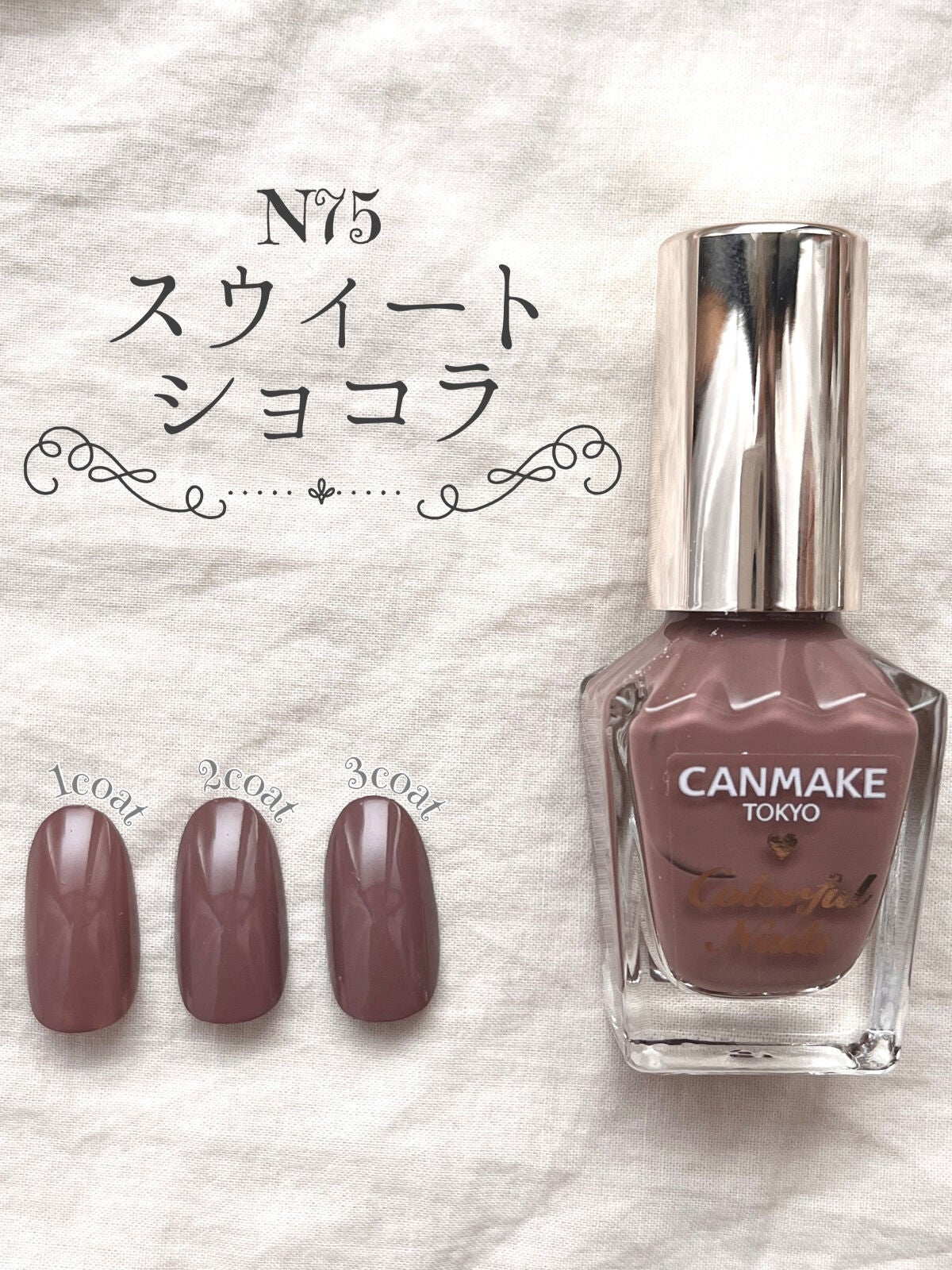 カラフルネイルズ/キャンメイク/マニキュアを使ったクチコミ(2枚目)