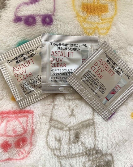 D-UVクリア ホワイトソリューション/アスタリフト/日焼け止めクリームを使ったクチコミ(1枚目)