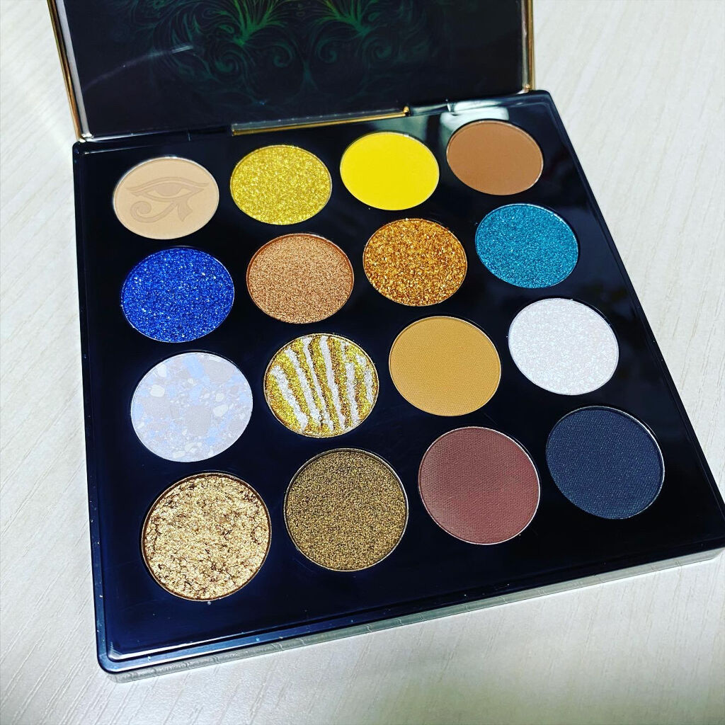 大英博物館 エジプトシリーズ アイシャドウパレット/ZEESEA/アイシャドウパレットを使ったクチコミ（1枚目）