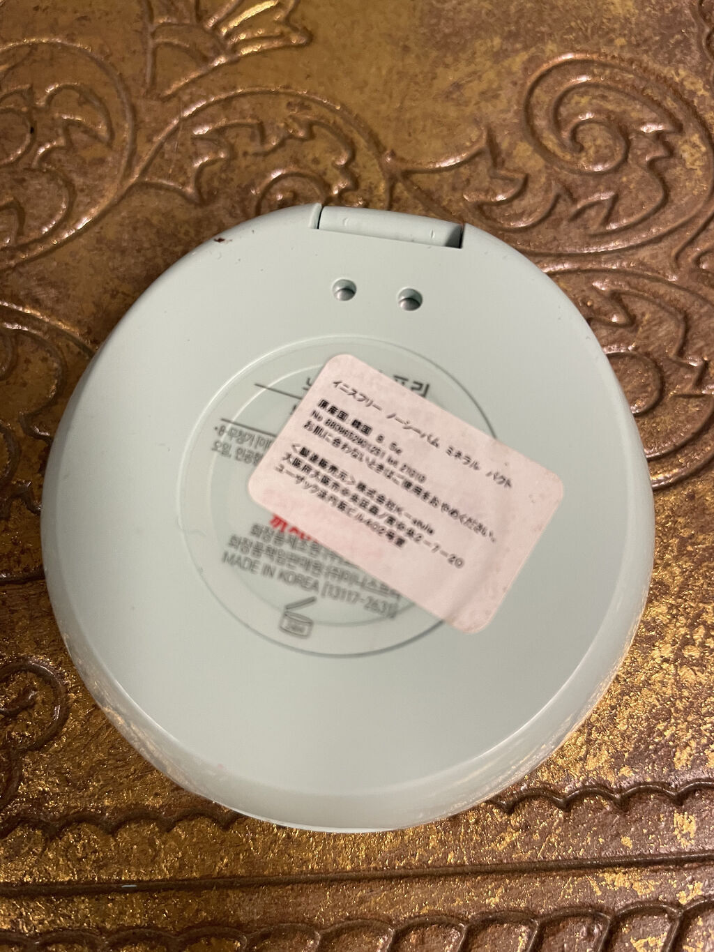 ノーセバム ミネラルパクト N/innisfree/プレストパウダーを使ったクチコミ（3枚目）