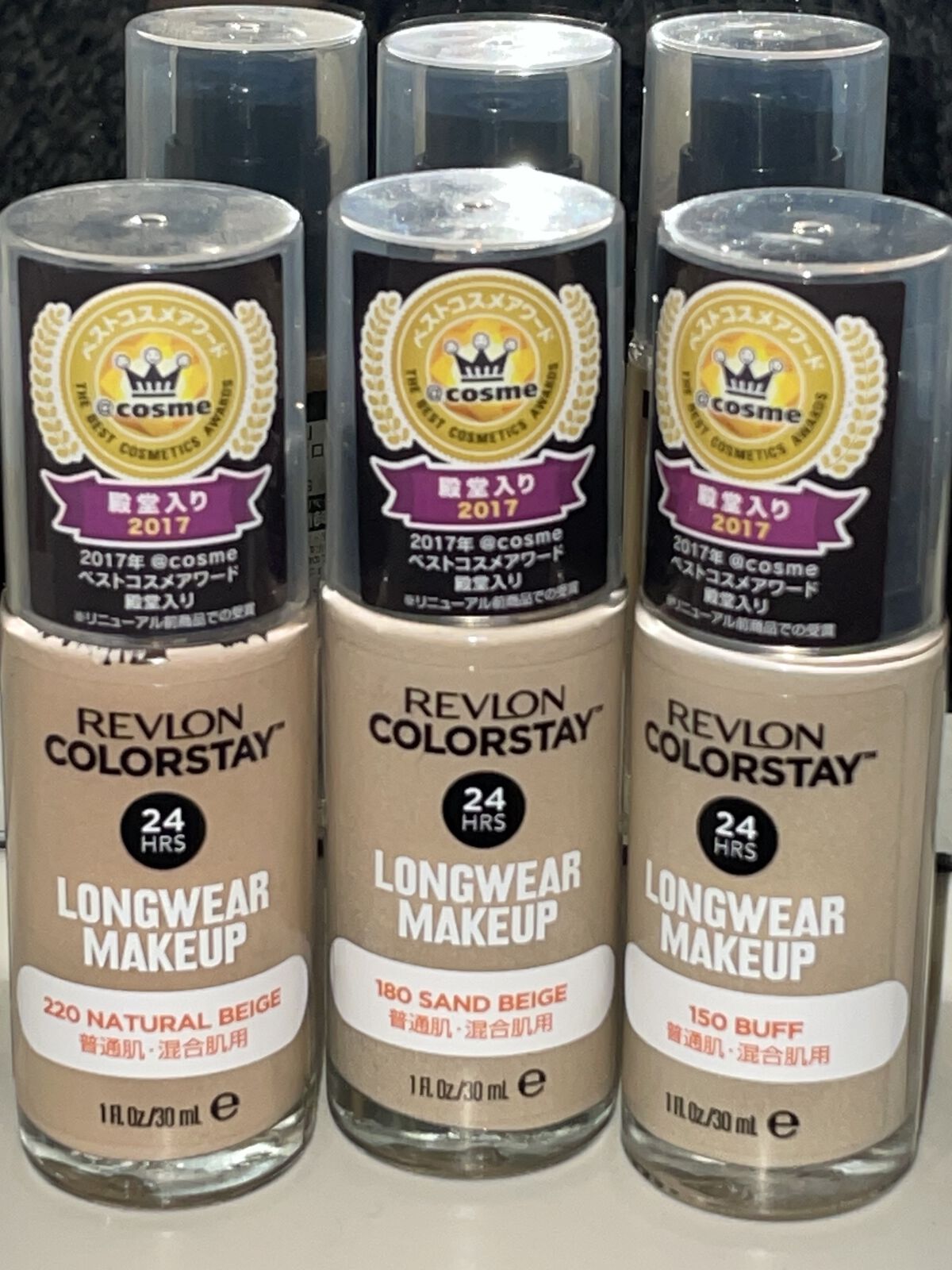 カラーステイ ロングウェア メイクアップ/REVLON/リキッドファンデーションを使ったクチコミ（2枚目）