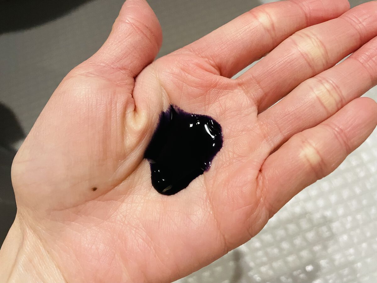 カラーシャンプーPURPLE/COLORIS/市販シャンプーを使ったクチコミ（2枚目）