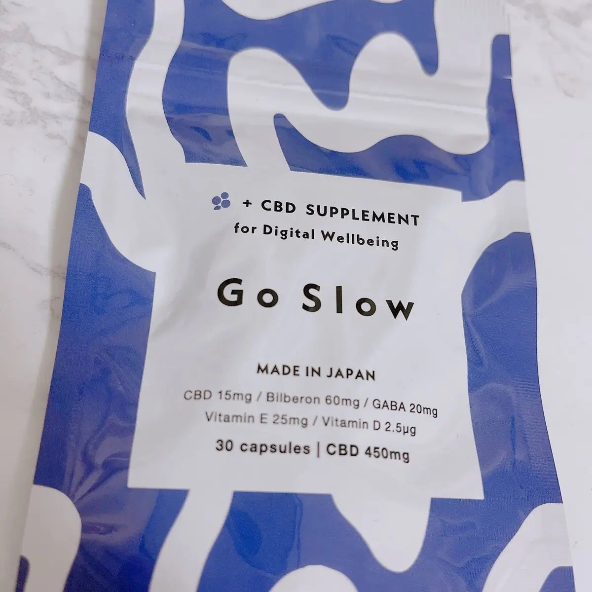 CBDサプリメント for デジタルウェルビーイング/Go Slow/健康サプリメントを使ったクチコミ(1枚目)