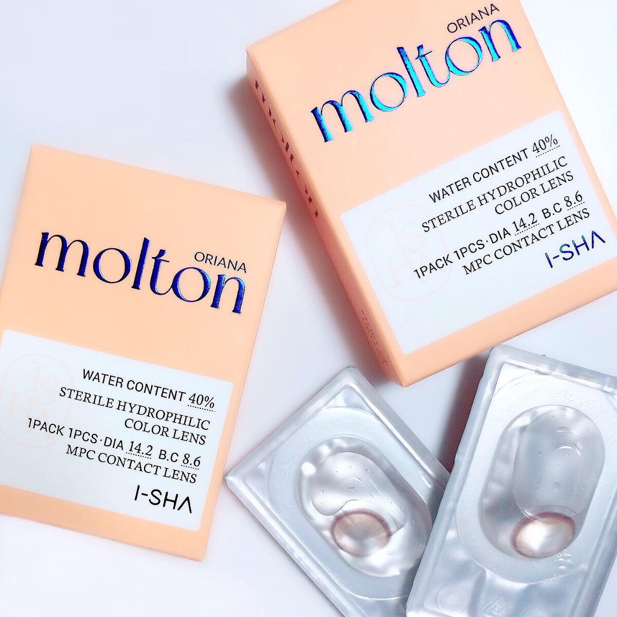 I-SHA LENS ORIANA MOLTON/蜜のレンズ/カラーコンタクトレンズを使ったクチコミ（2枚目）