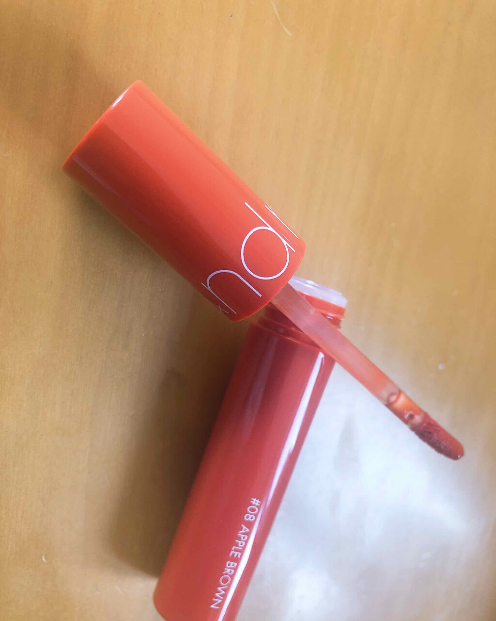 ジューシーラスティングティント/rom&nd/リップティントを使ったクチコミ（2枚目）