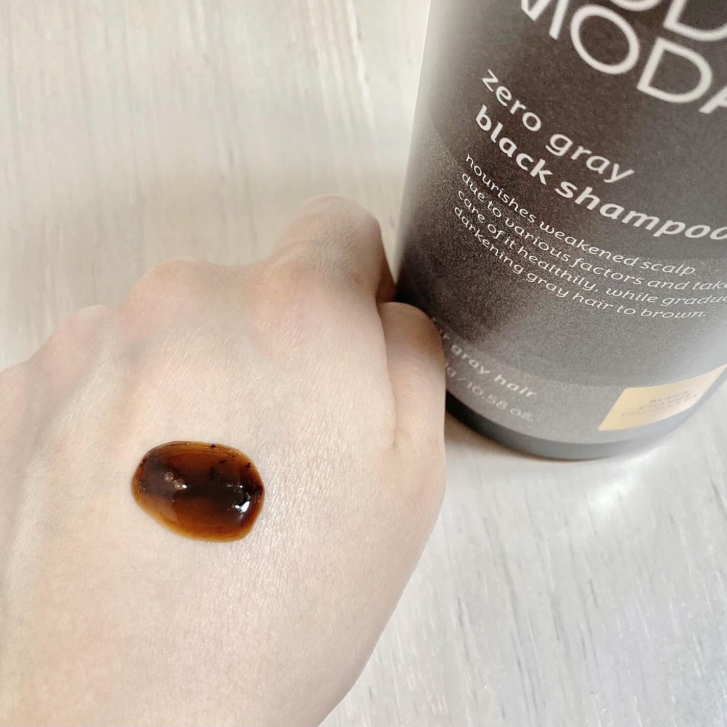 モダモダゼログレイシャンプー/MODAMODA/市販シャンプーを使ったクチコミ(2枚目)