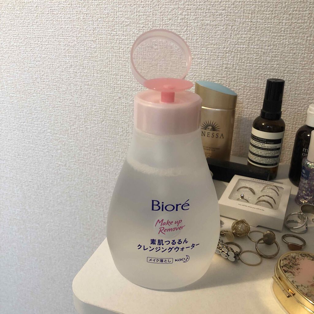 素肌つるるんクレンジングウォーター/ビオレ/クレンジングウォーターを使ったクチコミ(2枚目)