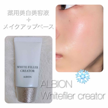 アルビオン ホワイトフィラー クリエイター/ALBION/化粧下地を使ったクチコミ(1枚目)