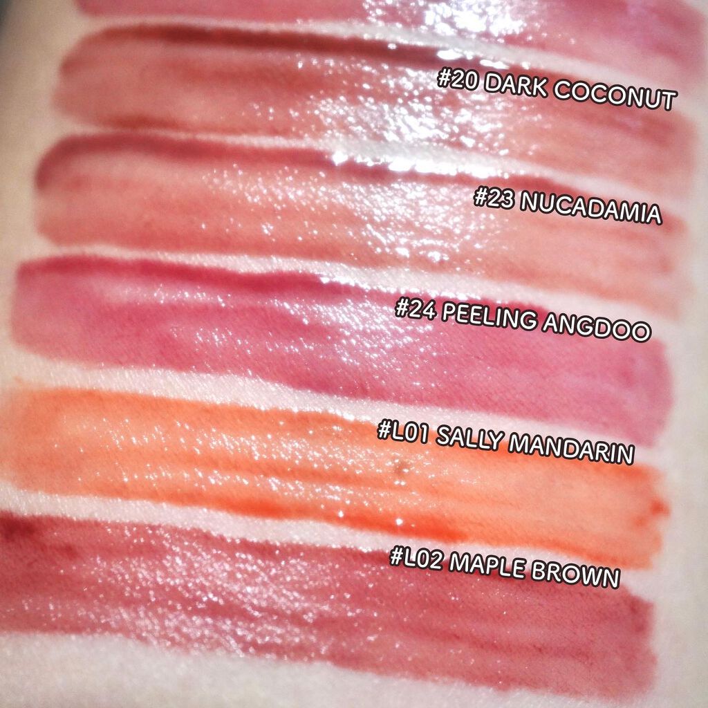 ジューシーラスティングティント/rom&nd/リップティントを使ったクチコミ(4枚目)