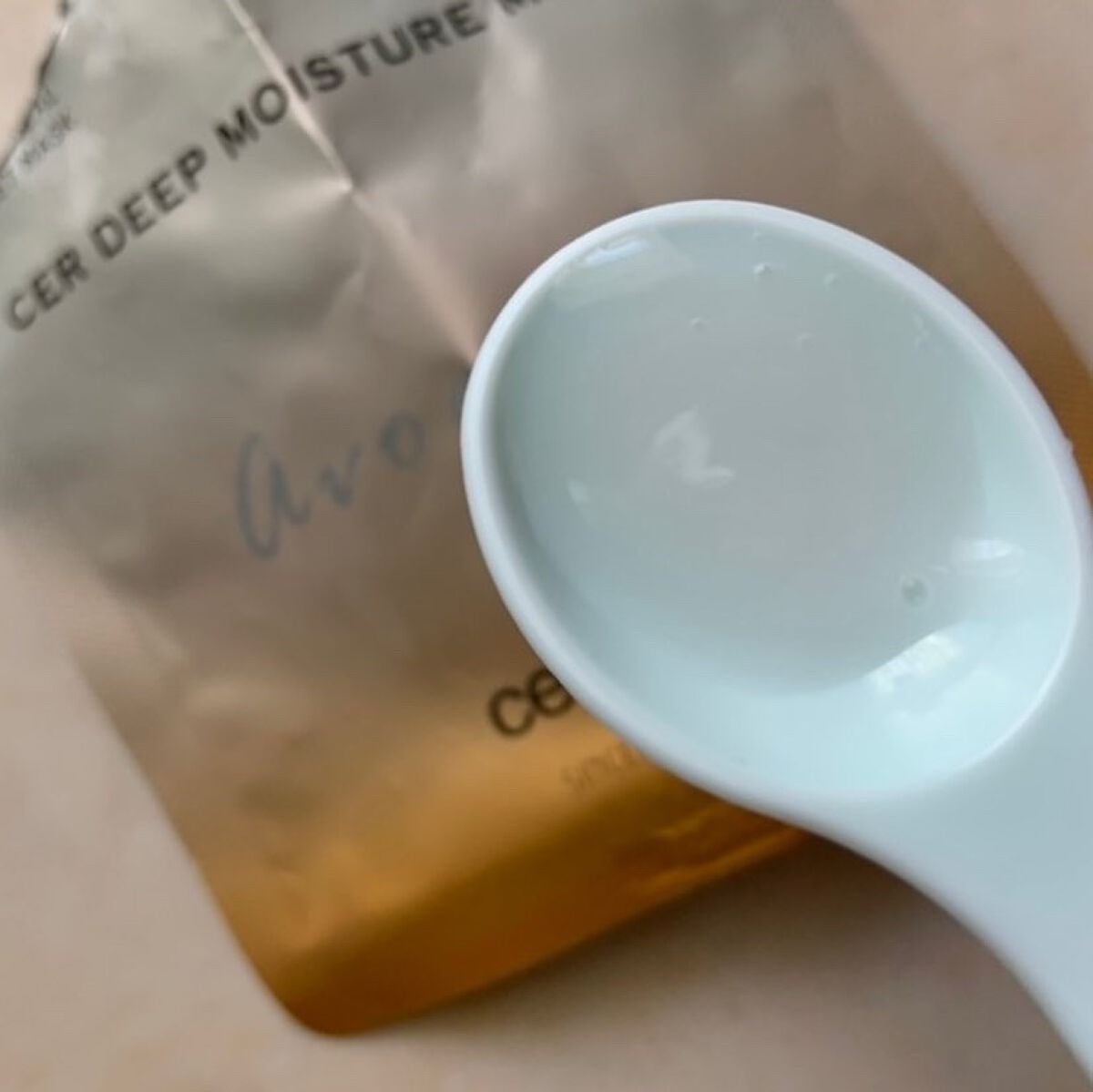 ディープモイスチャー マスク (ケアクリーム付き)/cerXcer/シートマスク・パックを使ったクチコミ(6枚目)