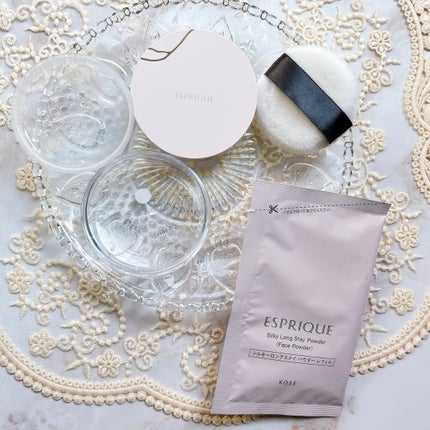 シルキーロングステイ パウダー 02 ラベンダー/ESPRIQUE/ルースパウダーを使ったクチコミ(2枚目)