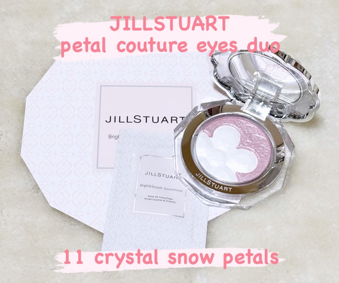 ジルスチュアート クリスタルブルーム ペタルクチュールアイズ デュオ/JILL STUART/アイシャドウパレットを使ったクチコミ(1枚目)
