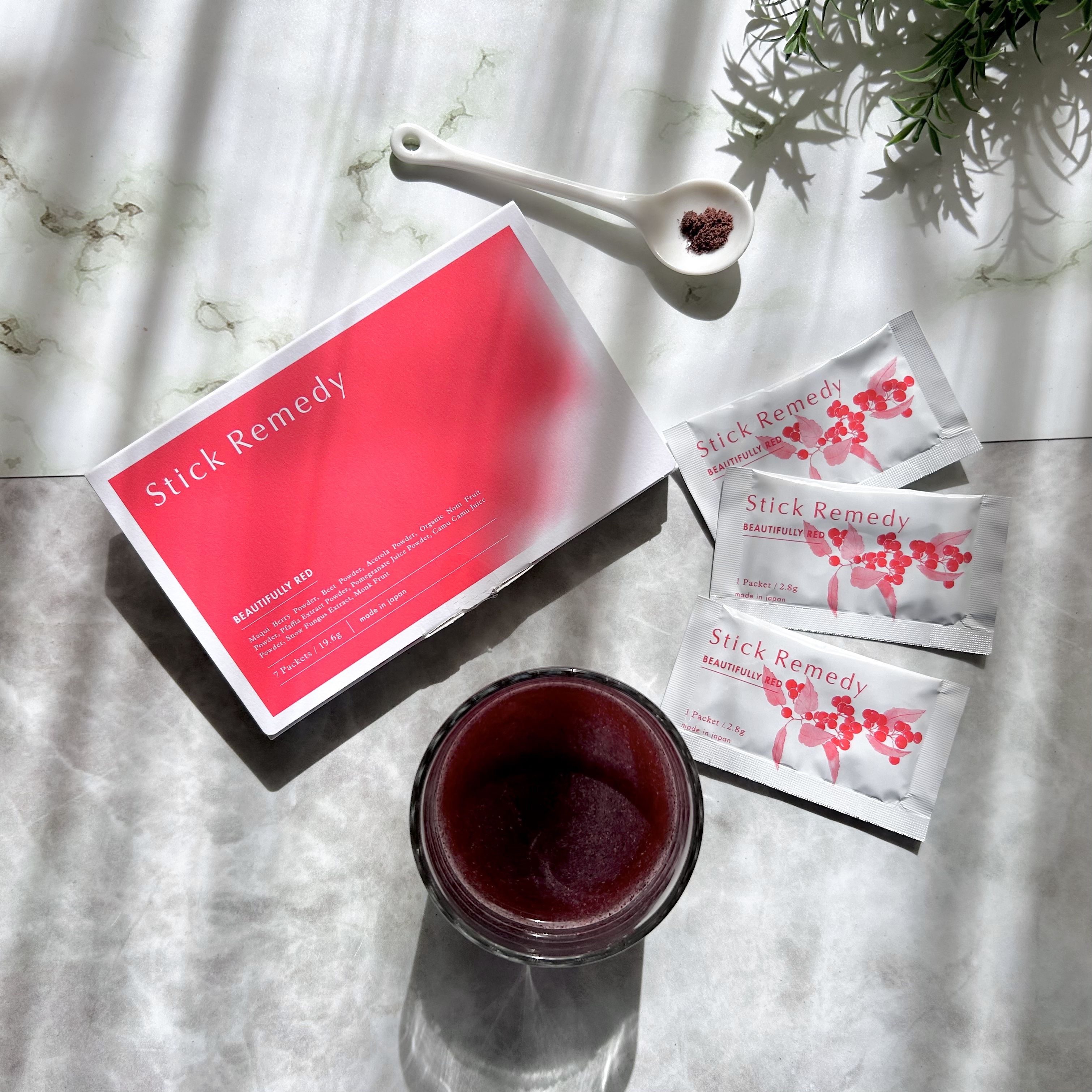 Beautifully Red/Stick Remedy/健康サプリメントを使ったクチコミ（1枚目）
