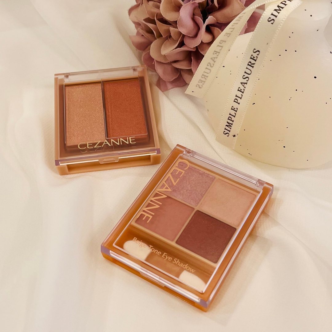 ベージュトーンアイシャドウ/CEZANNE/アイシャドウパレットを使ったクチコミ（1枚目）