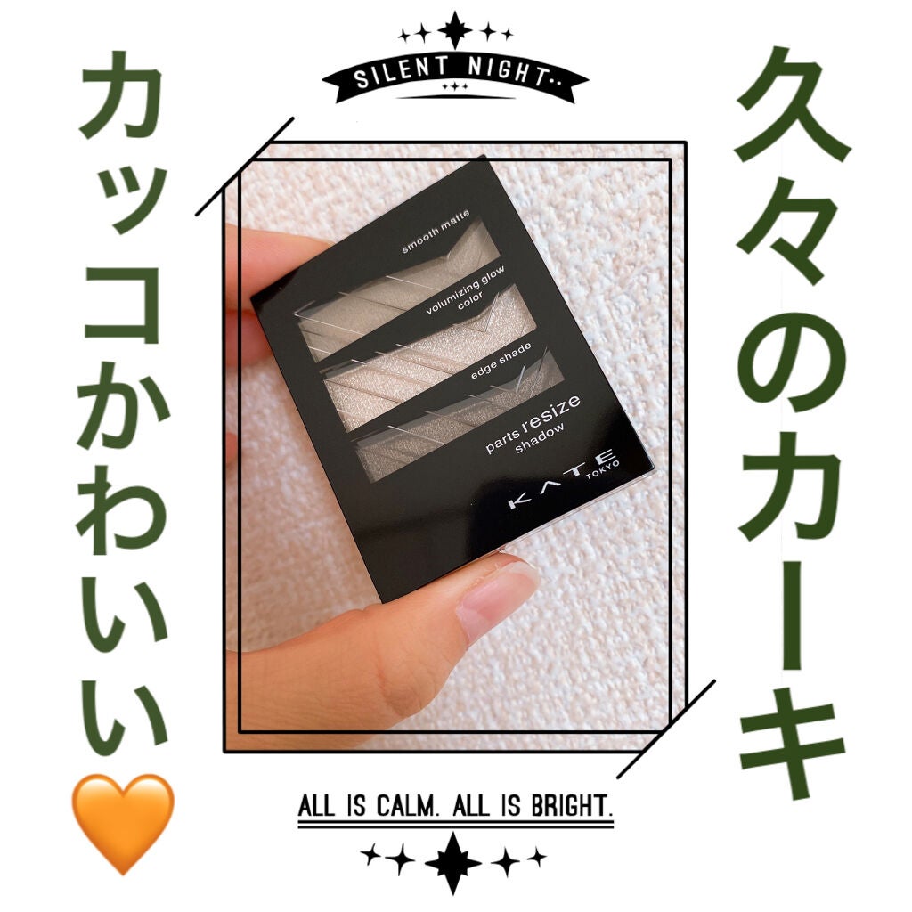 パーツリサイズシャドウ/KATE/アイシャドウパレットを使ったクチコミ(1枚目)