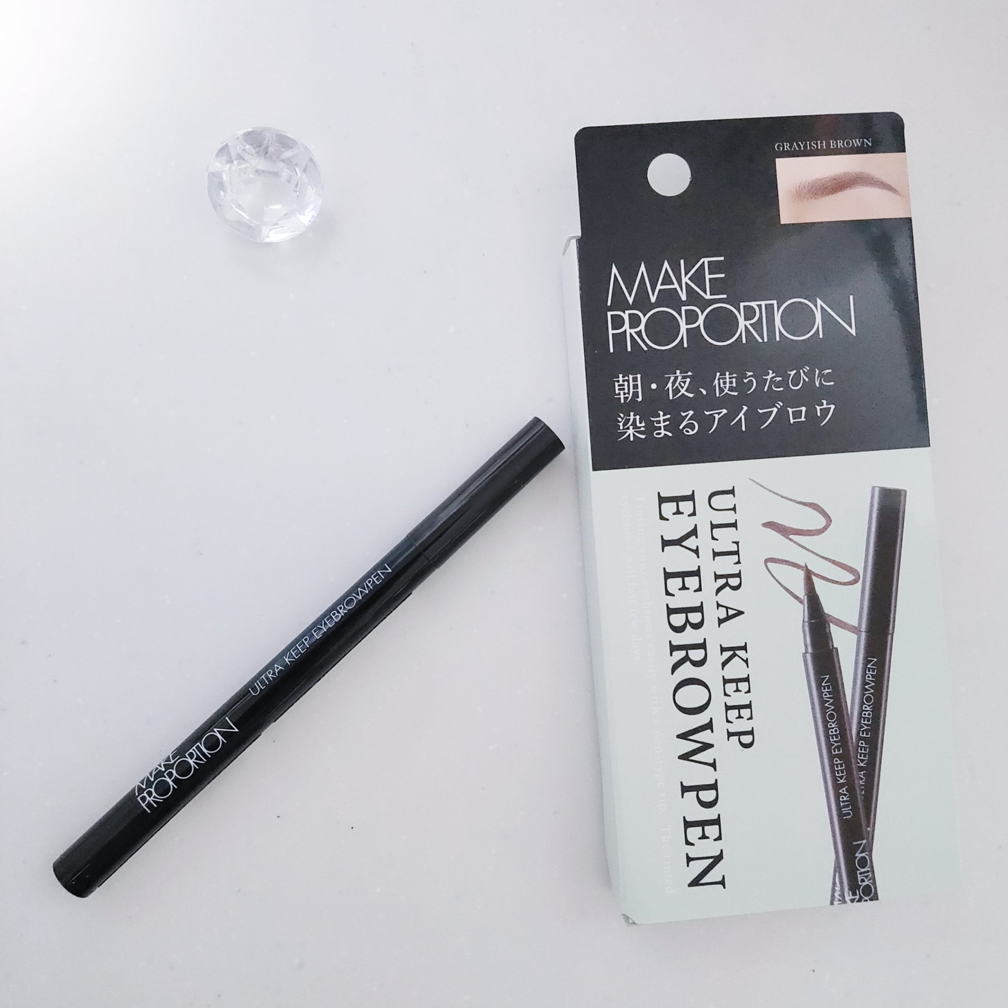 ウルトラキープアイブロウペン/メイクプロポーション/眉ティントを使ったクチコミ（2枚目）