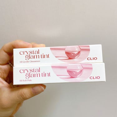 クリスタル グラム ティント 101 SOFT PINK/CLIO/口紅を使ったクチコミ（1枚目）