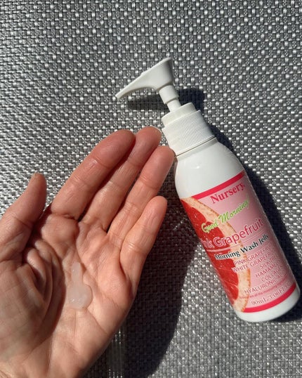 モーニングウォッシュジェリー ピンクグレープフルーツ/Nursery(ナーセリー)/その他洗顔料を使ったクチコミ(2枚目)
