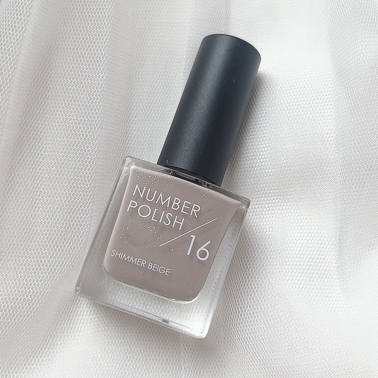 NUMBER POLISH　 16 Shimmer Beige/D-UP/マニキュアを使ったクチコミ（2枚目）